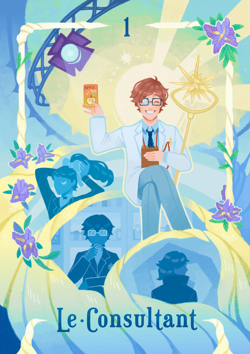 Page art for the ''La Fleur'' Zine.