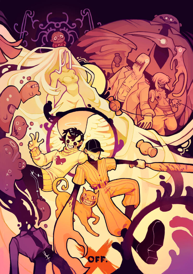 Page art for the ''Game Over'' Zine.