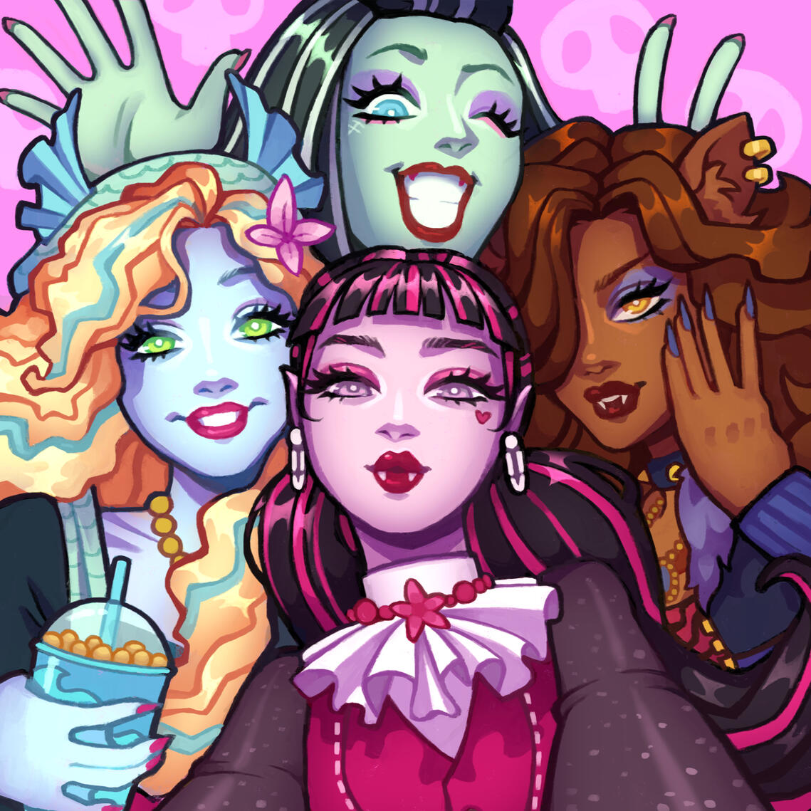 Fanart of Monster High.
