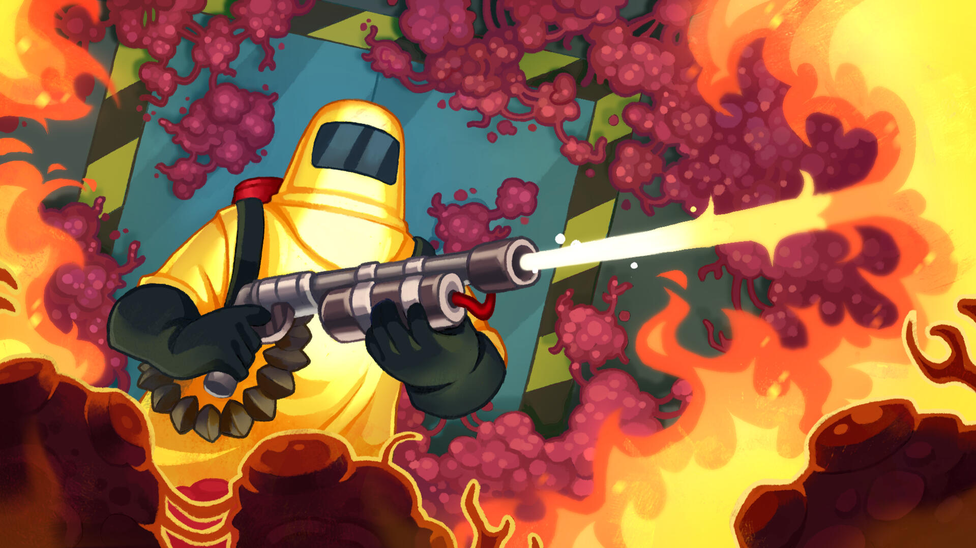 Steam capsule for Fleshborn, by Castitatis Games.