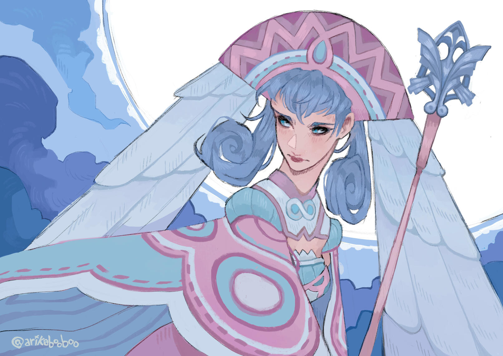 Fanart of Melia Antiqua, from Xenoblade Chronicles.
